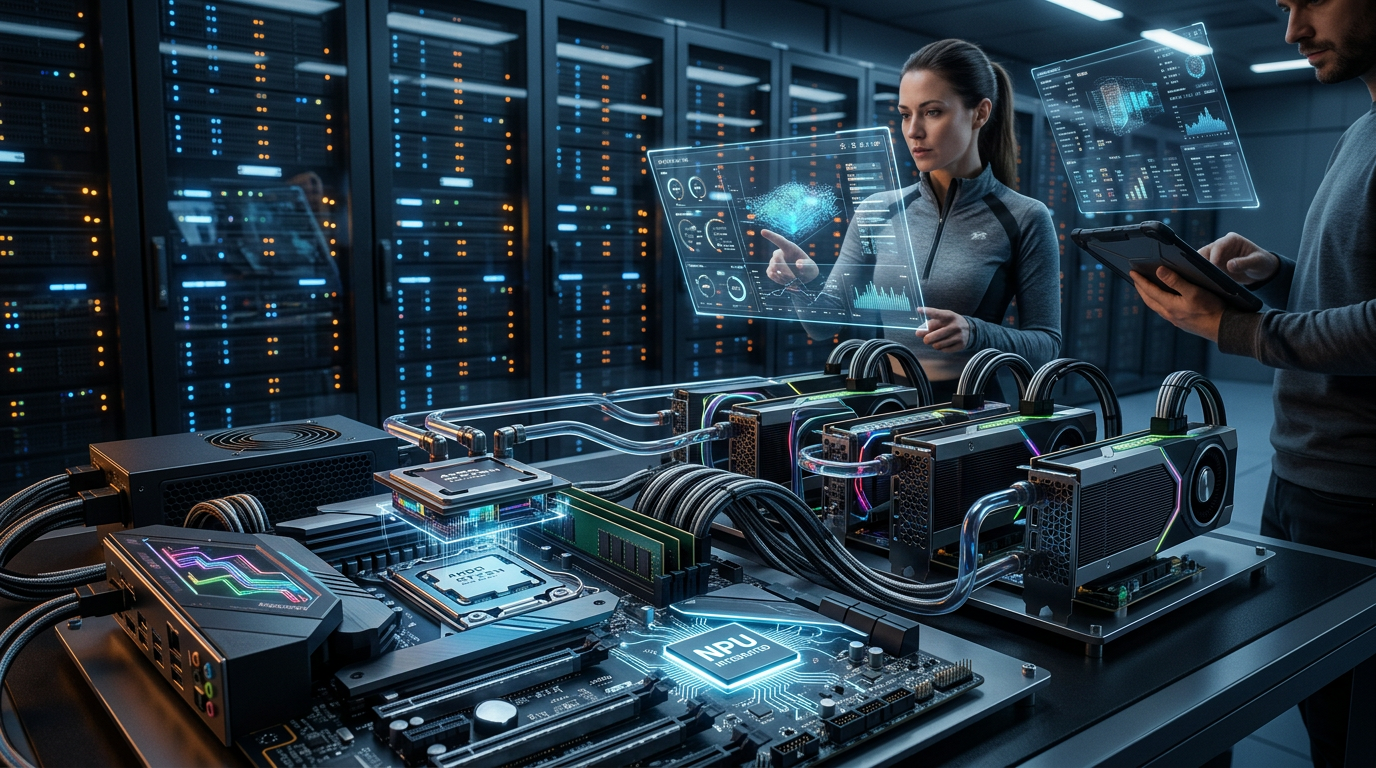 Hardware e Benchmarks em 2026: Como Avaliar CPUs, GPUs e NPUs na Era da IA Corpo | EuNerd