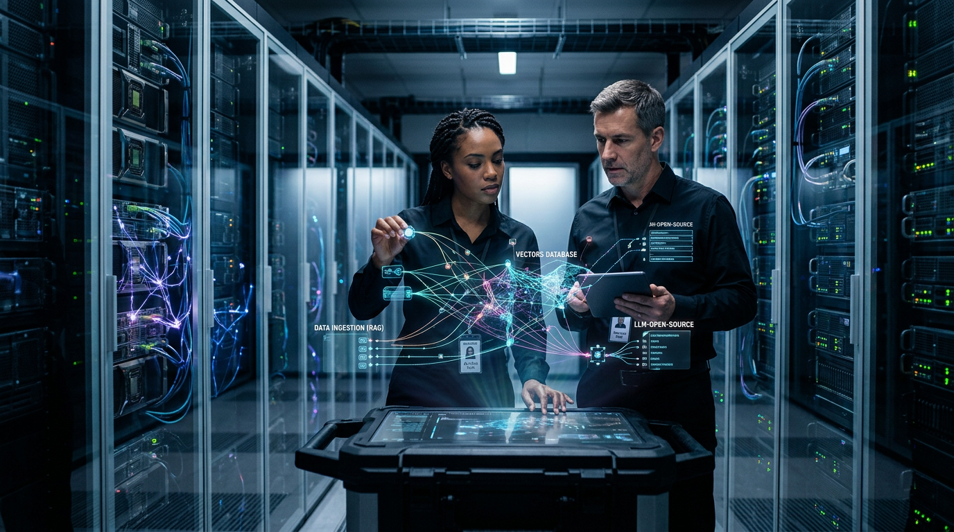 Como Implementar IA Generativa On-Prem em 2026 com LLMs Open-Source e RAG Seguro | EuNerd