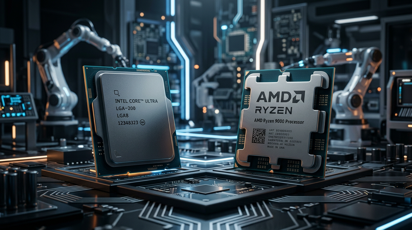 Intel Core Ultra 200 e Ryzen 9000: o novo padrão de processadores em 2026 que to | EuNerd