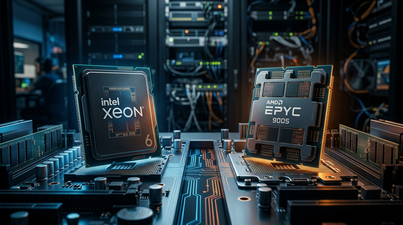 Intel Xeon 6 vs AMD EPYC 9005 em 2026: qual processador entrega mais performance | EuNerd