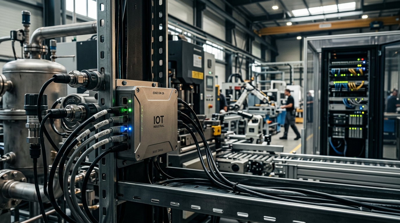 IoT Industrial com MQTT 5 e Edge: como implementar em 2026 | EuNerd