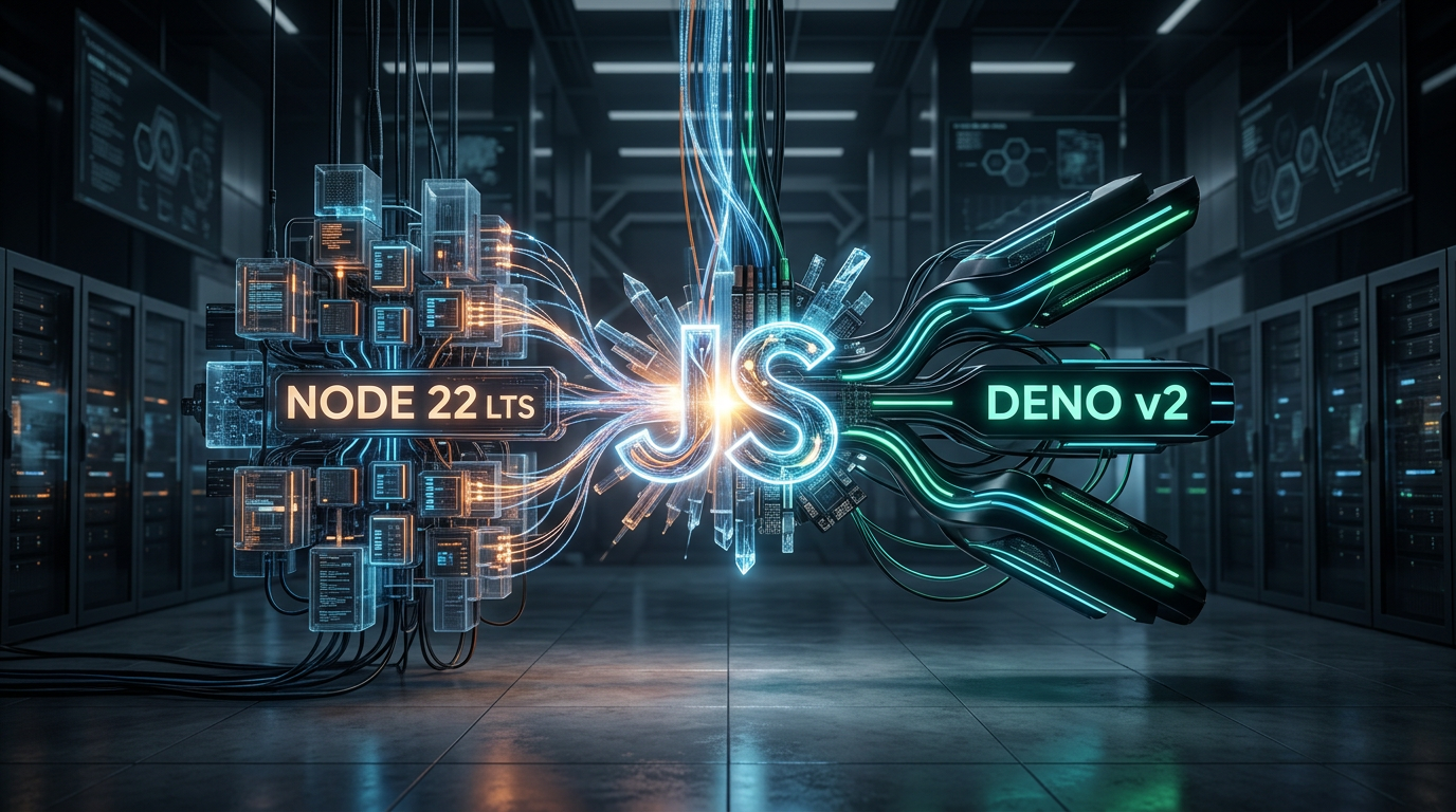 JavaScript em 2026: Node 22 LTS, Deno 2 e o Novo Padrão que Vai Redefinir Backen | EuNerd