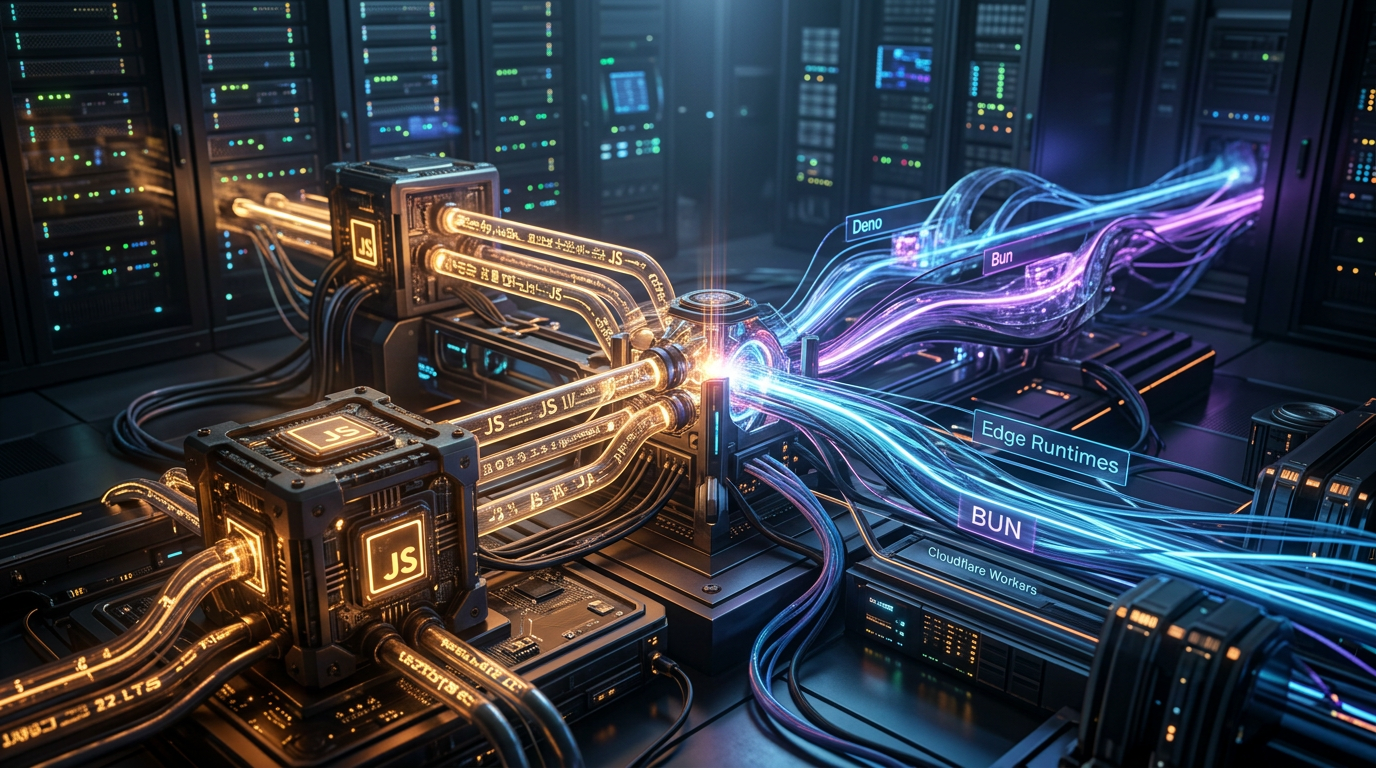JavaScript em 2026: Node 22 LTS, Edge Runtime e a Nova Guerra dos Runtimes | EuNerd