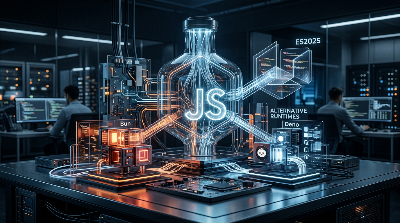 JavaScript em 2026: o que muda com Node 22, ES2025 e runtimes alternativos | EuNerd