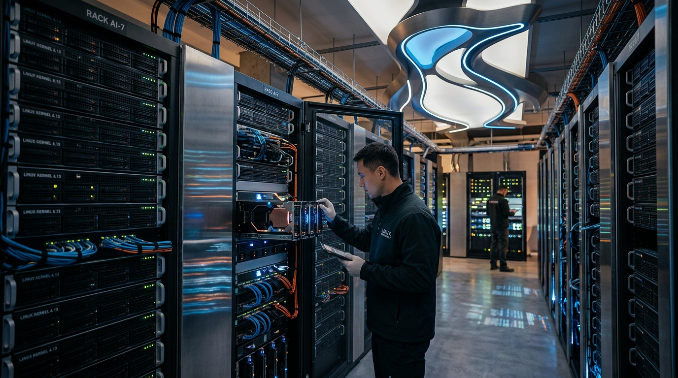 Linux em 2026: Kernel 6.13, IA no Data Center e o Novo Padrão para Carreira em TI | EuNerd