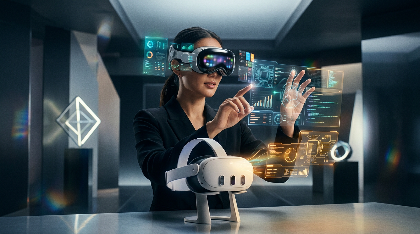 Meta Quest 3 e Apple Vision Pro em 2026: Qual Plataforma XR Vale o Investimento  | EuNerd