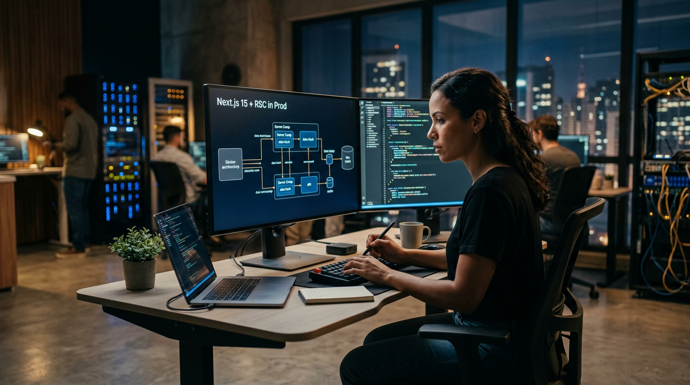 Next.js 15 + React Server Components em Produção: Guia Definitivo 2026 | EuNerd