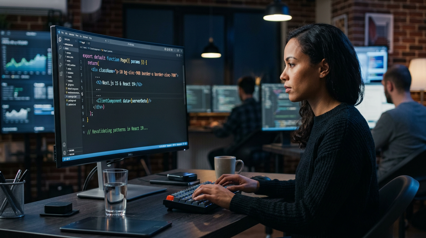 Next.js 15 e React 19 redefinem o desenvolvimento web em 2026 | EuNerd