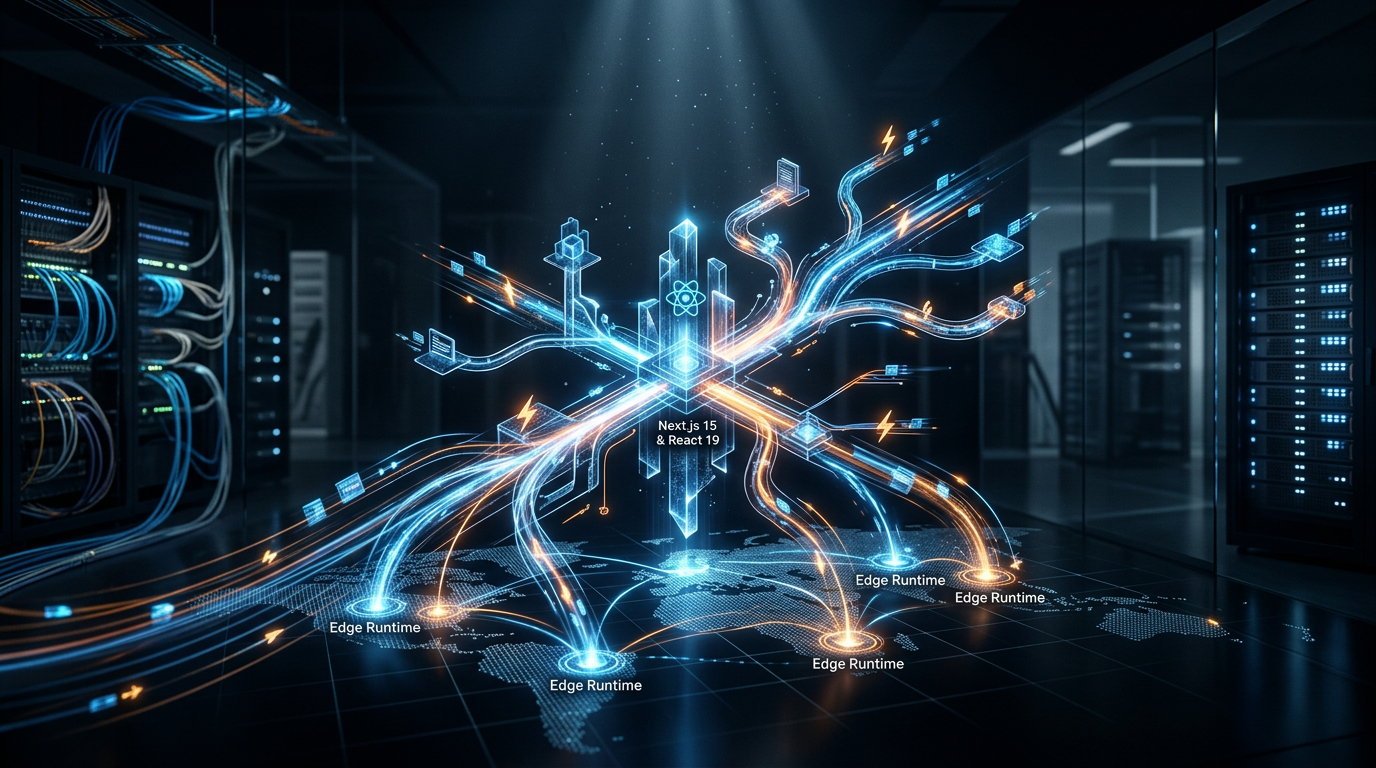 Next.js 15 com React 19 e Edge Runtime: Arquitetura Web de Alta Performance em 2 | EuNerd