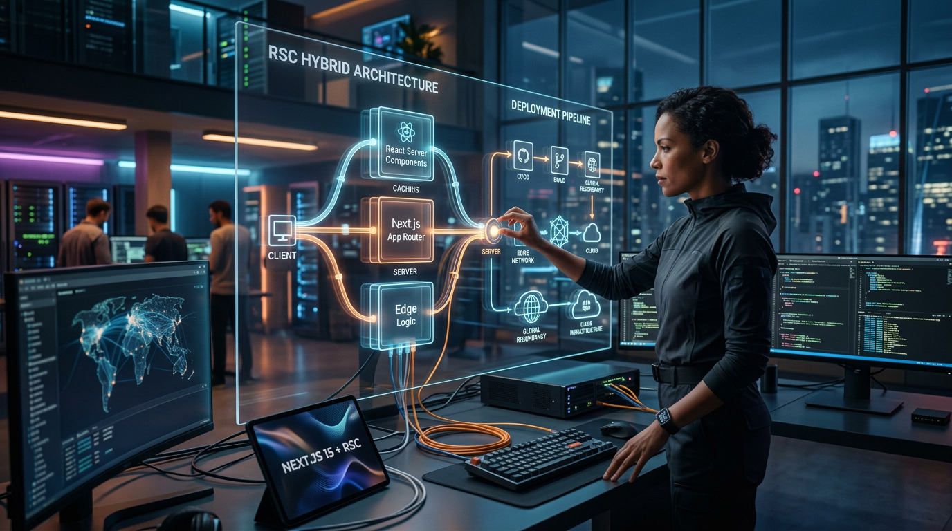 Next.js 15 com React Server Components: Arquitetura e Deploy em Produção em 2026 | EuNerd
