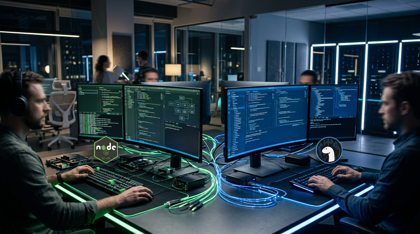 Node.js 22 LTS vs Deno 2: qual runtime domina backend em 2026? | EuNerd