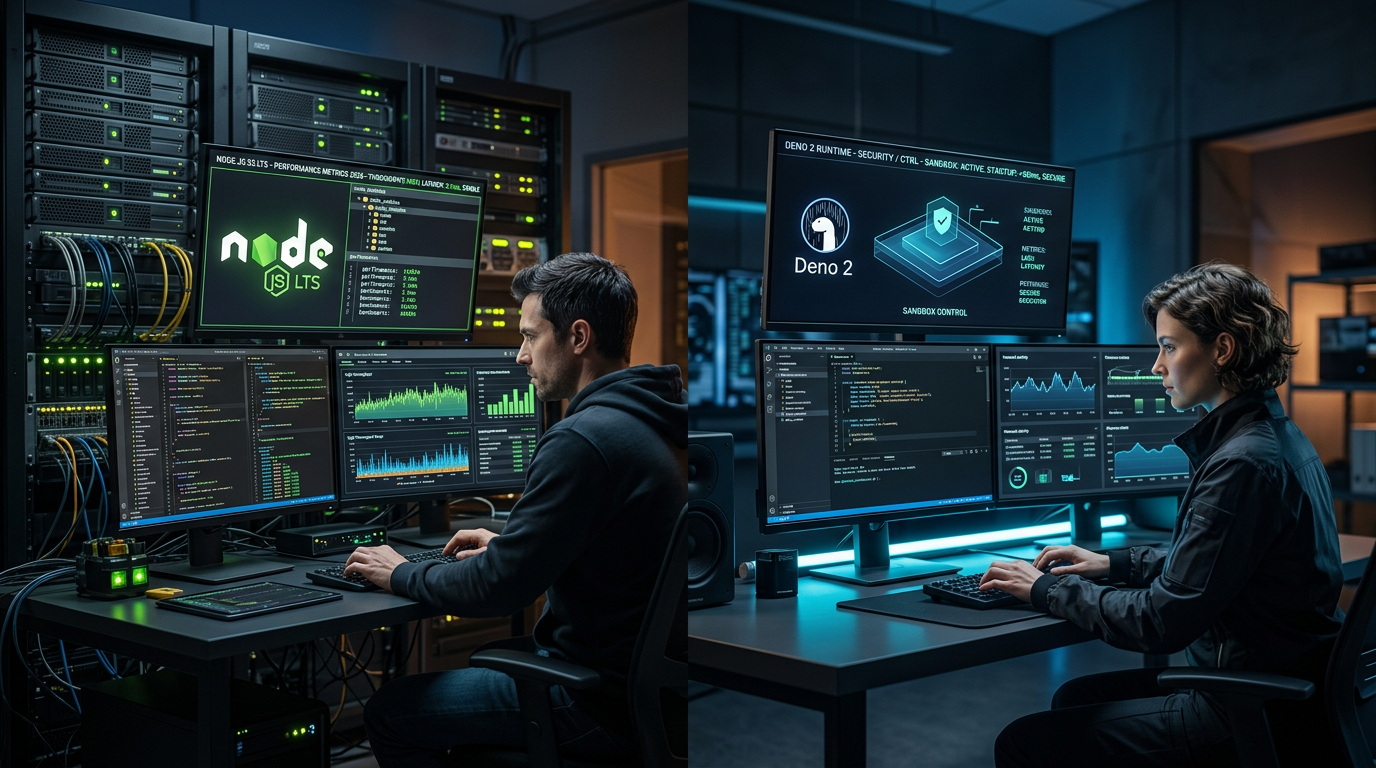 Node.js 22 LTS vs Deno 2 em 2026: qual stack backend entrega mais desempenho e c | EuNerd