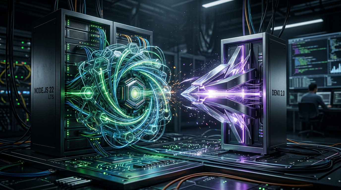Node.js 22 LTS vs Deno 2.0 em 2026: qual runtime entrega mais performance e gove | EuNerd