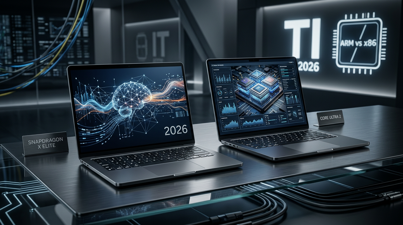 Notebook para TI em 2026: Snapdragon X Elite vs Core Ultra 2 vale a troca? | EuNerd