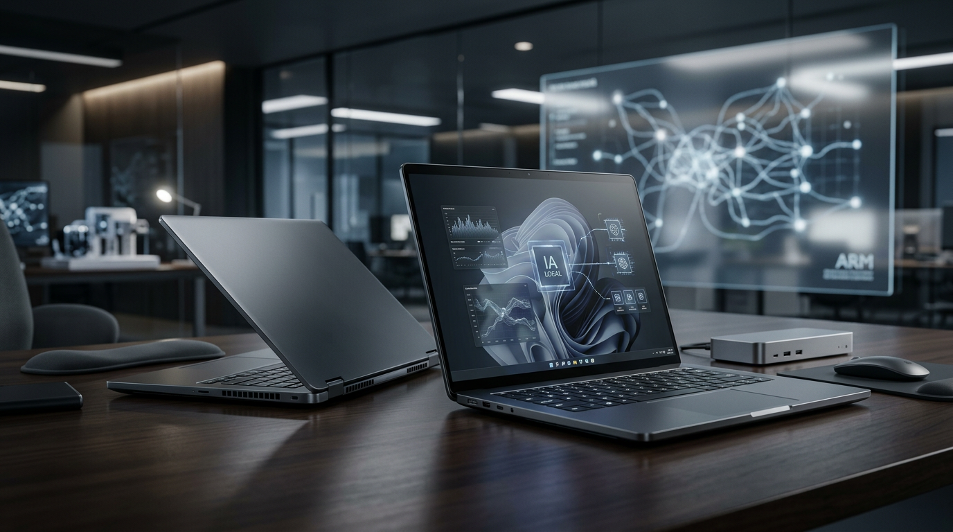 Notebooks em 2026: ARM, IA local e Windows 11 24H2 redefinem o padrão corporativ | EuNerd