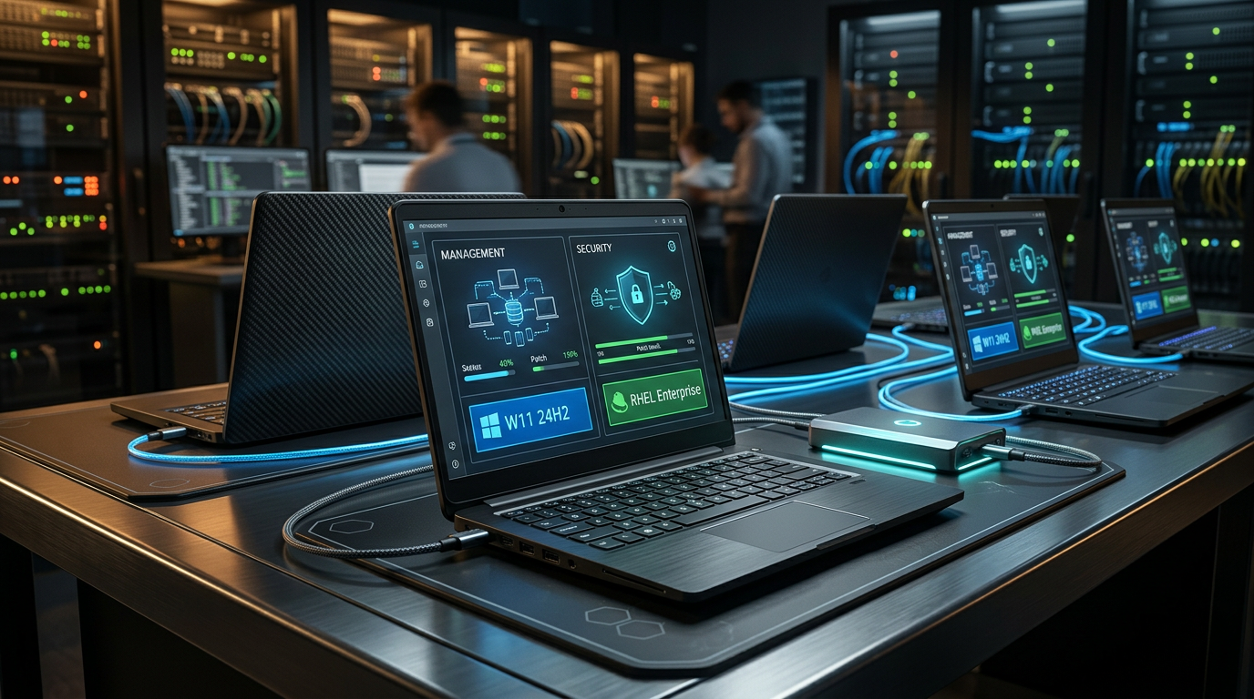 Notebooks Corporativos 2026: Como Padronizar, Proteger e Gerenciar em Escala com | EuNerd