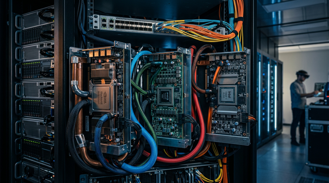 NVIDIA Blackwell, AMD MI325X e Intel Gaudi 3: a guerra de hardware que redefine data centers em 2026 | EuNerd