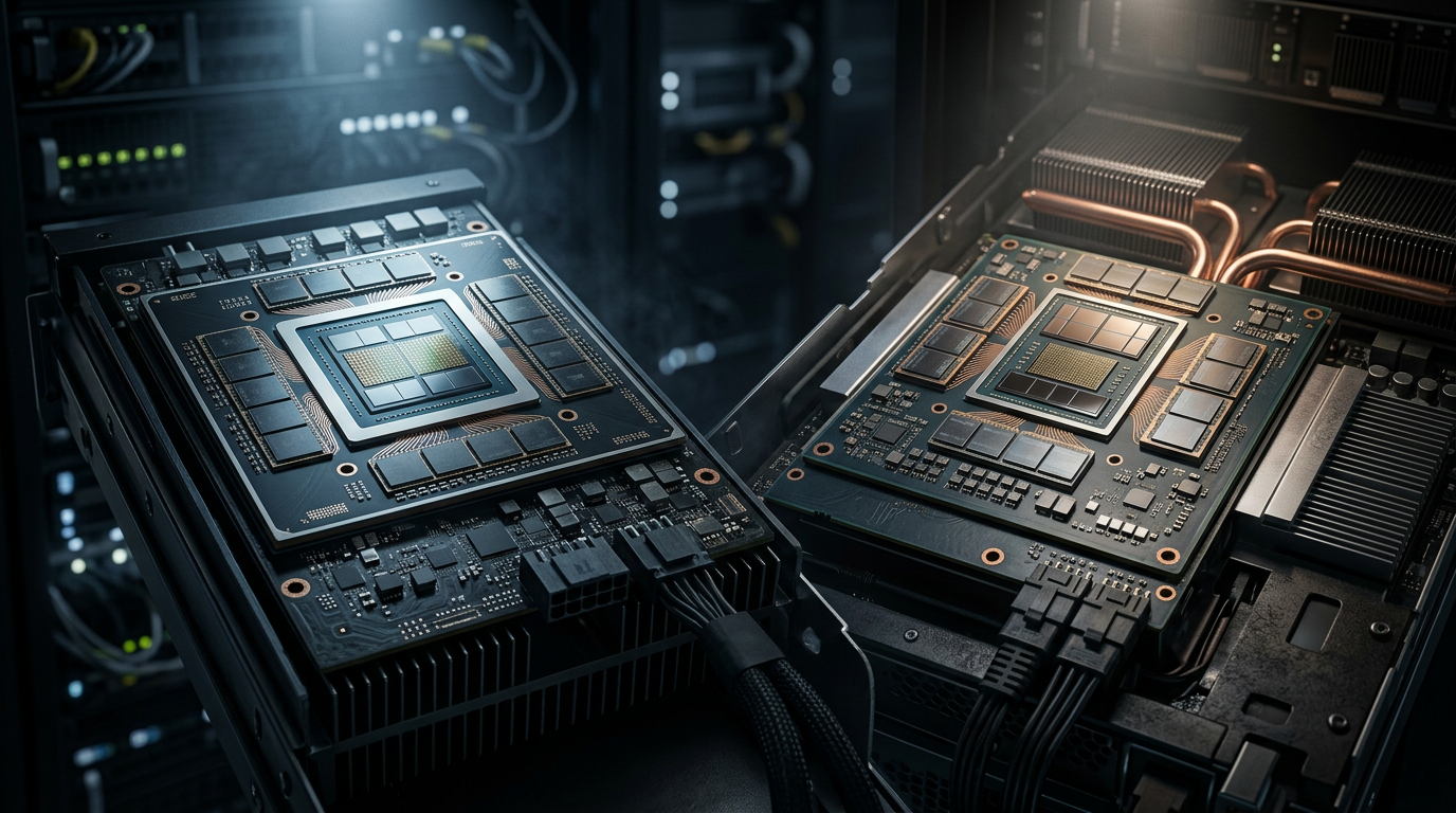 NVIDIA Blackwell B200 vs AMD MI300X: qual GPU define o datacenter de IA em 2026? | EuNerd
