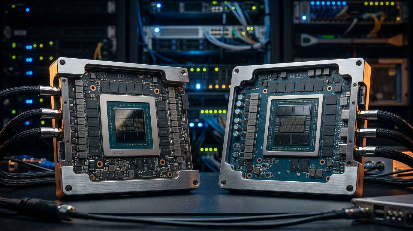 NVIDIA Blackwell B200 e AMD MI325X: qual GPU domina datacenters em 2026? | EuNerd