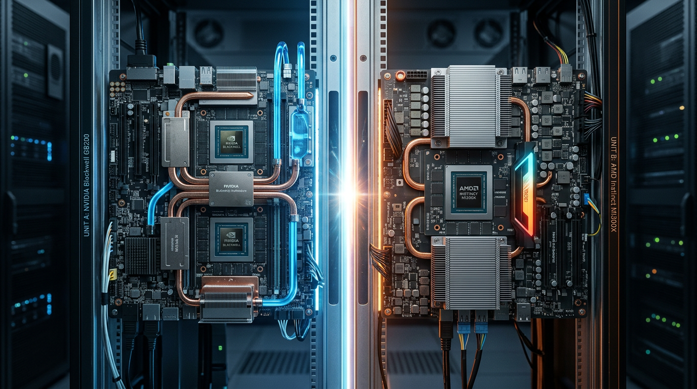 NVIDIA Blackwell vs AMD MI300X em 2026: qual GPU define seu datacenter? | EuNerd