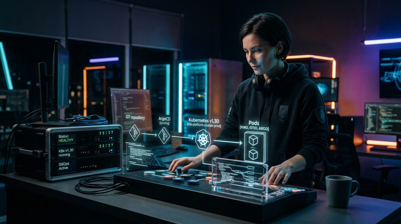 Platform Engineering com GitOps e Kubernetes 1.30: guia prático para DevOps em 2 | EuNerd
