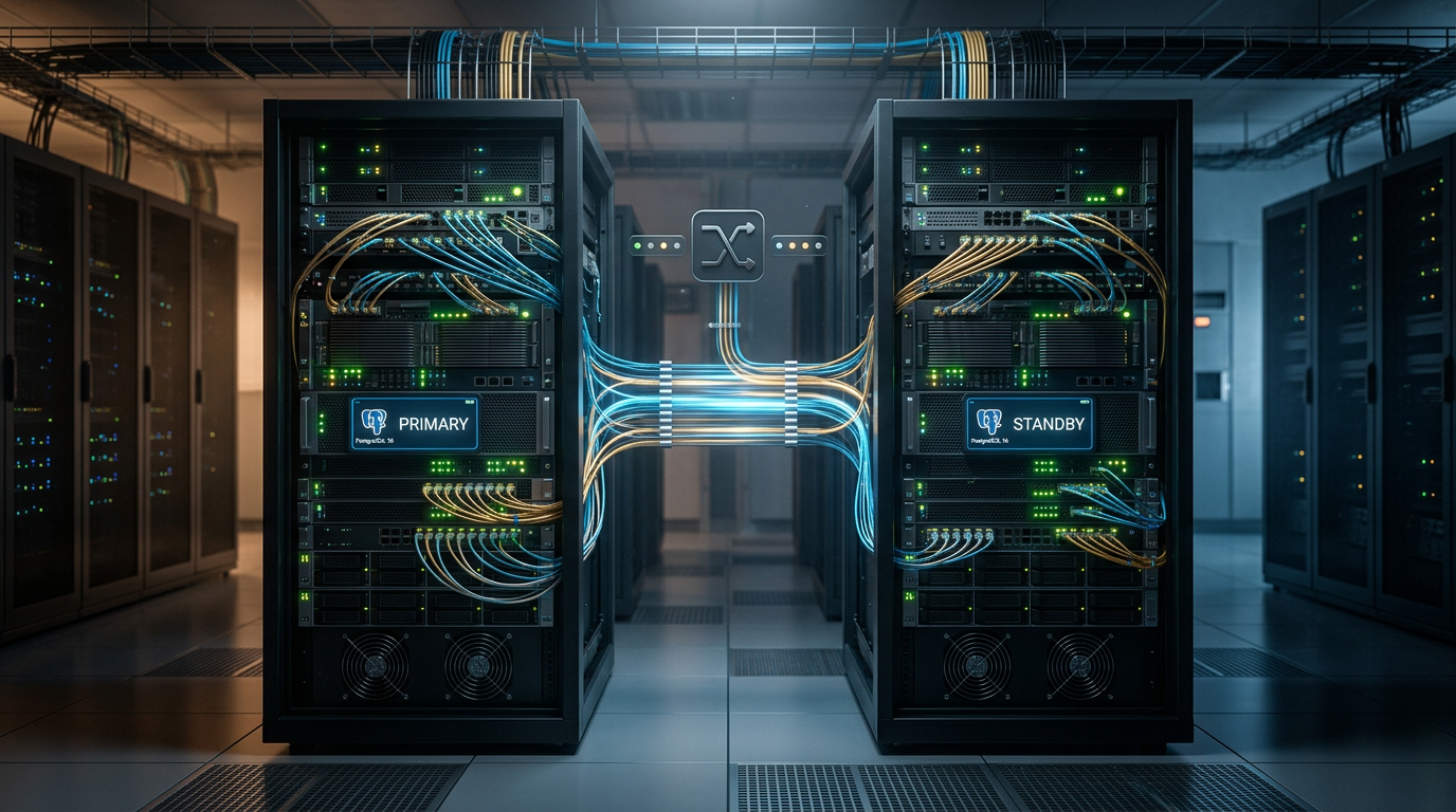 PostgreSQL 16 e Alta Disponibilidade em 2026: Como Implementar Cluster HA com Re | EuNerd