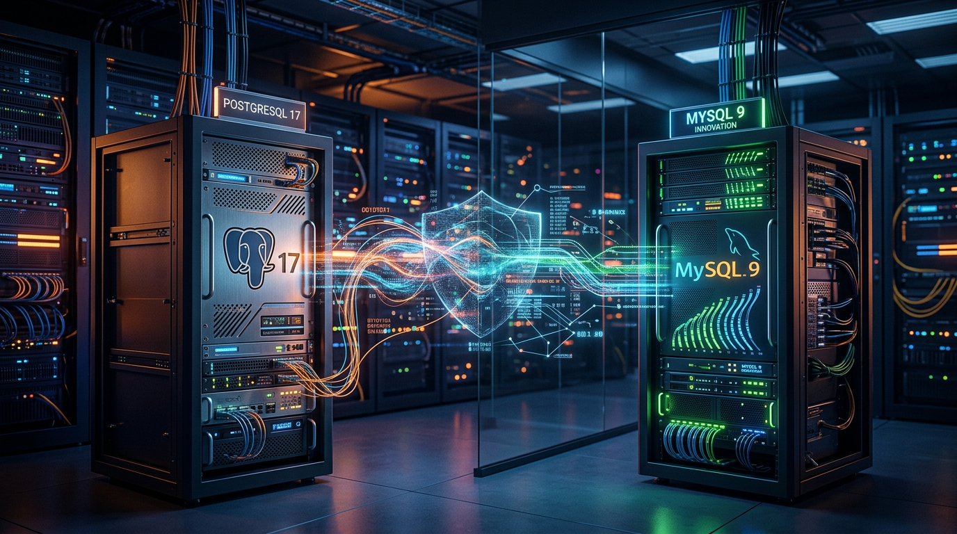 PostgreSQL 17, MySQL 9 e a Guerra dos Bancos de Dados em 2026: O Que Todo Profis | EuNerd