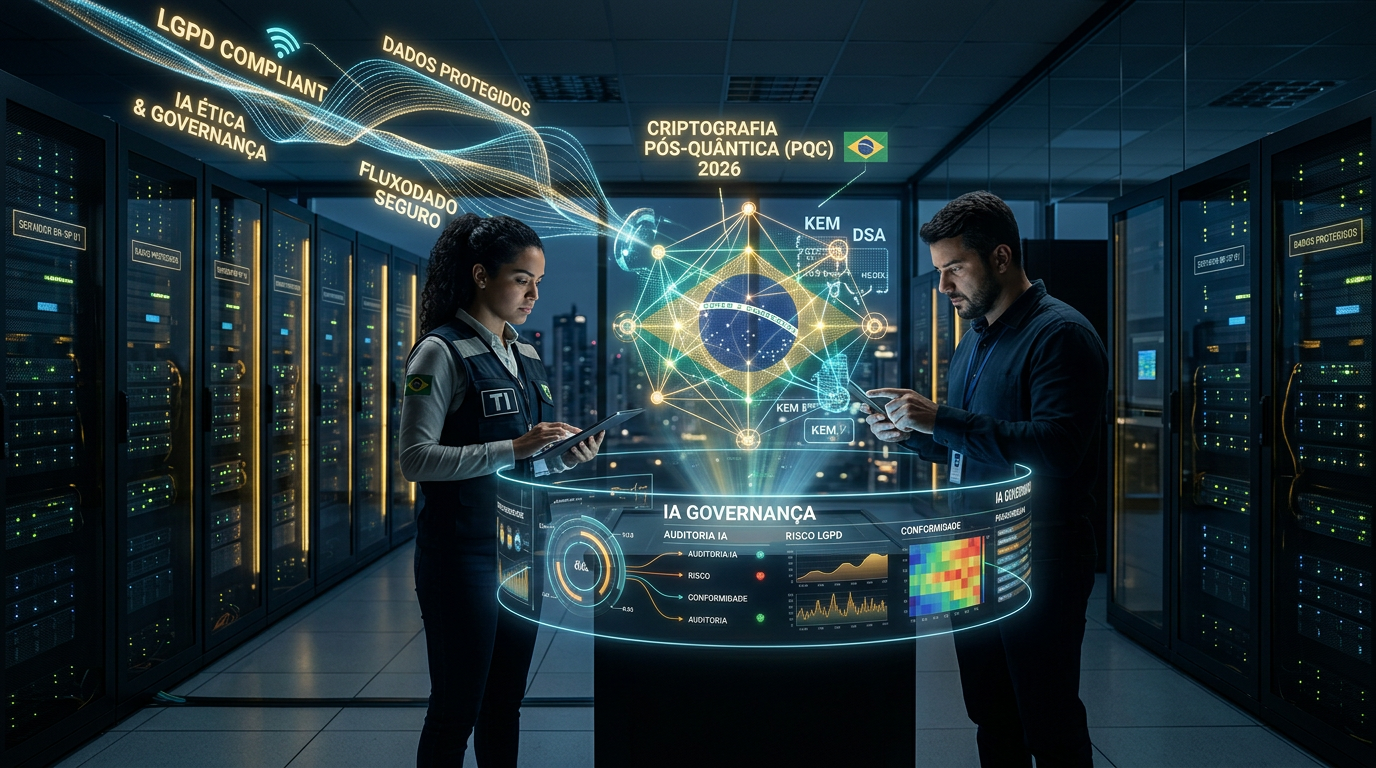 Privacidade Digital em 2026: Como a LGPD, o AI Act e a Criptografia Pós-Quântica | EuNerd
