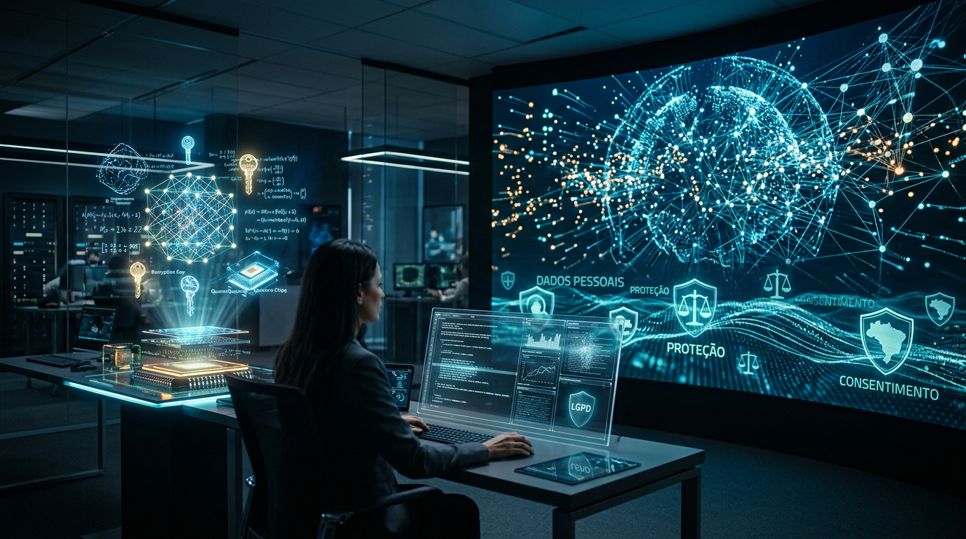 Privacidade Digital em 2026: O Novo Campo de Batalha Técnico da LGPD, IA e Cript | EuNerd