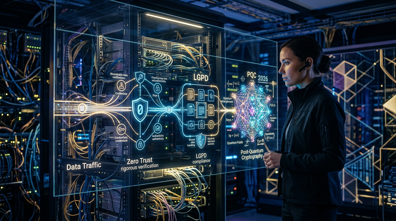 Privacidade Digital em 2026: Zero Trust, LGPD e Criptografia Pós-Quântica Viram Prioridade Estratégica | EuNerd