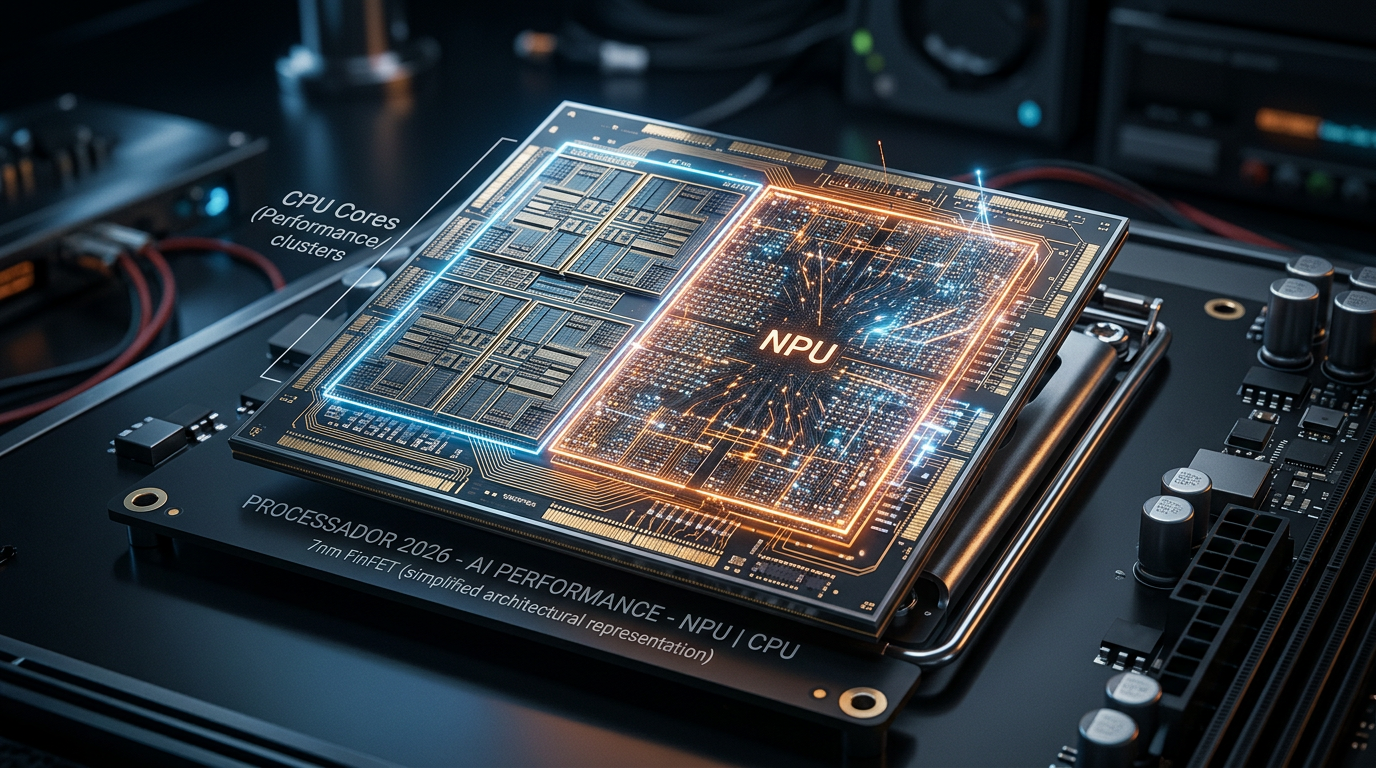 Processadores em 2026: CPUs, NPUs e a nova corrida por performance em IA | EuNerd
