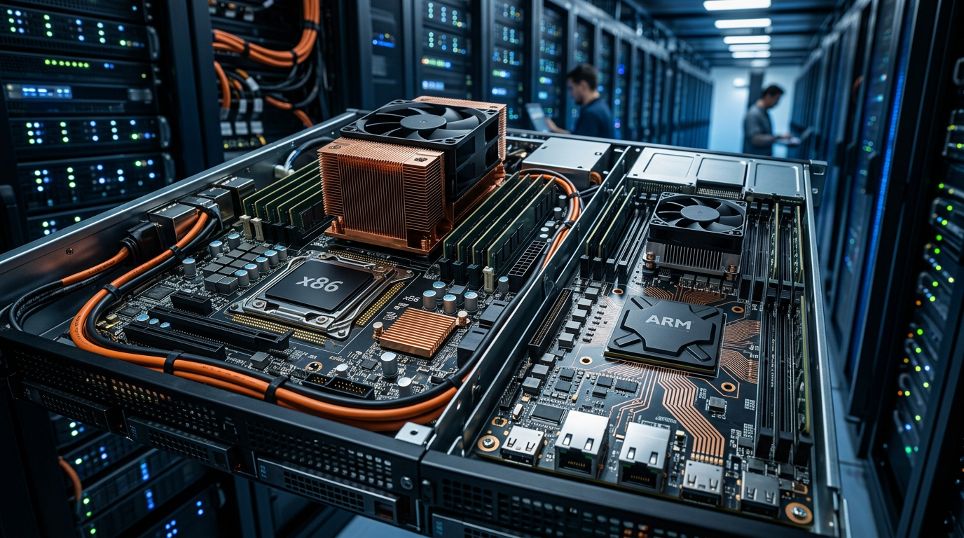 Processadores em 2026: x86 vs ARM redefine data centers e carreiras de TI | EuNerd
