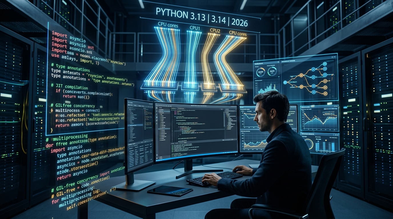Python 3.13 e 3.14 em 2026: o que todo profissional de TI precisa dominar agora | EuNerd
