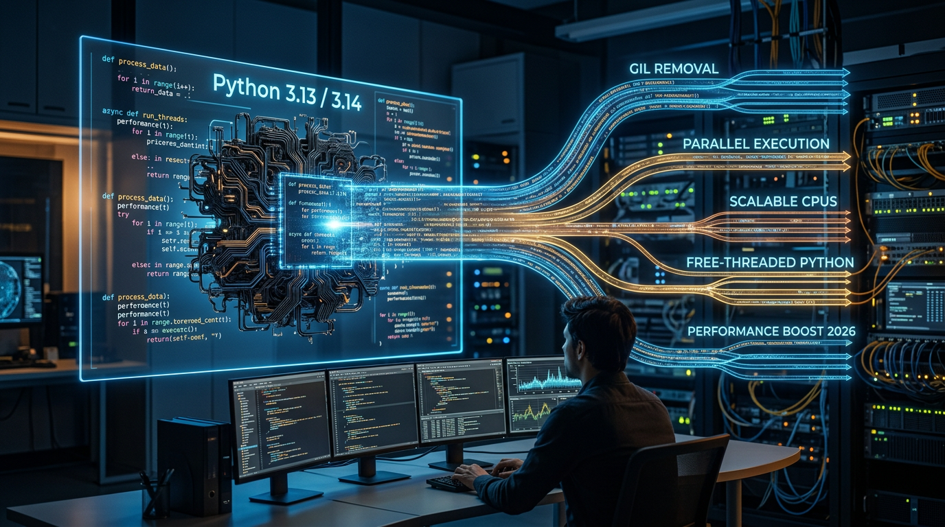 Python 3.13 e 3.14 em 2026: o que muda na performance, GIL e carreira de TI | EuNerd