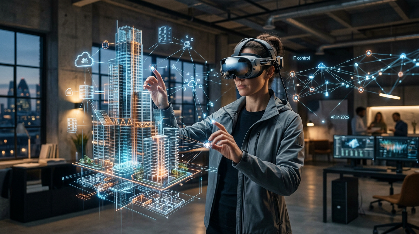 Realidade Virtual e AR em 2026: arquiteturas, plataformas e o que o TI precisa dominar agora | EuNerd