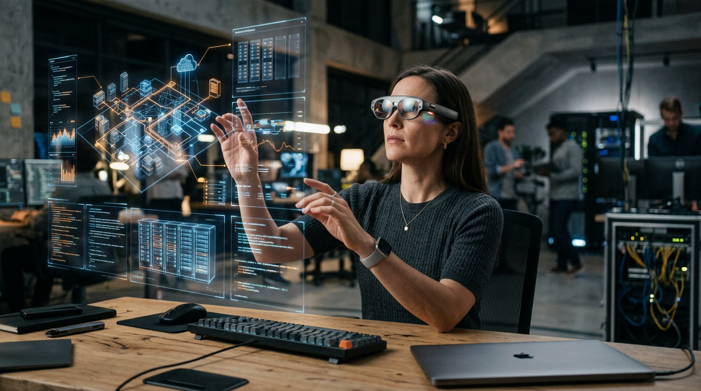 Realidade Virtual e AR em 2026: O Novo Stack Obrigatório para Profissionais de TI | EuNerd