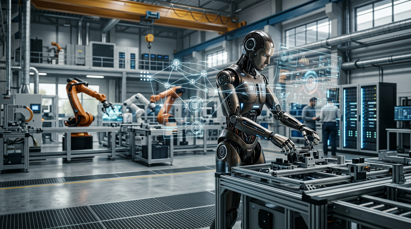 Robótica 2026: ROS 2, Humanoides e IA Física Redefinem a TI | EuNerd