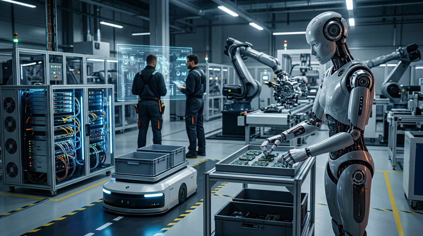 Robótica com IA em 2026: o novo stack que todo profissional de TI precisa domina | EuNerd