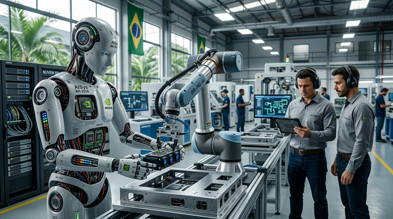 Robótica com IA Física em 2026: o que todo profissional de TI precisa dominar agora