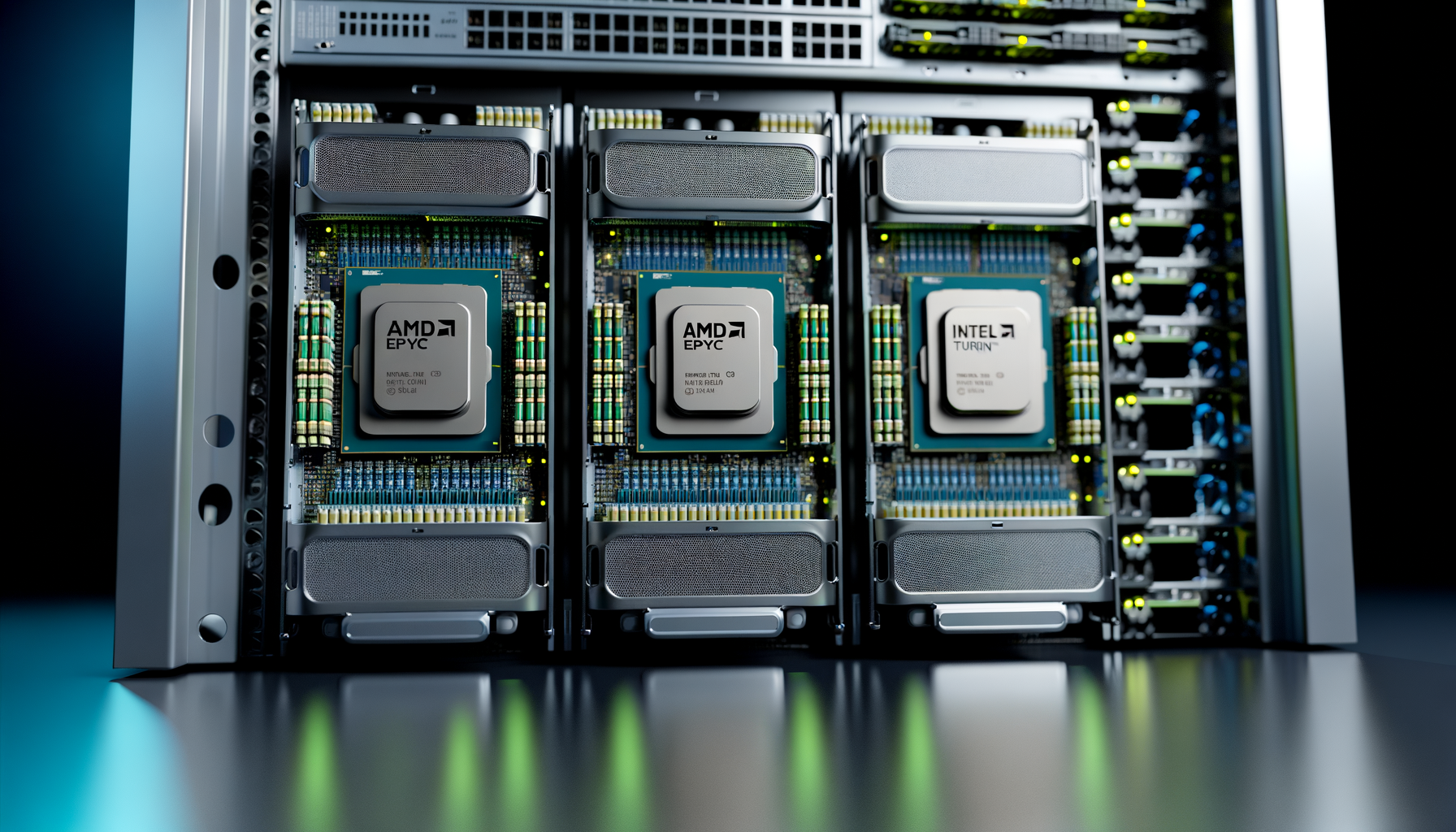 Como Escolher e Implementar Servidores com CPUs AMD EPYC Turin e Intel Xeon 6 em | EuNerd