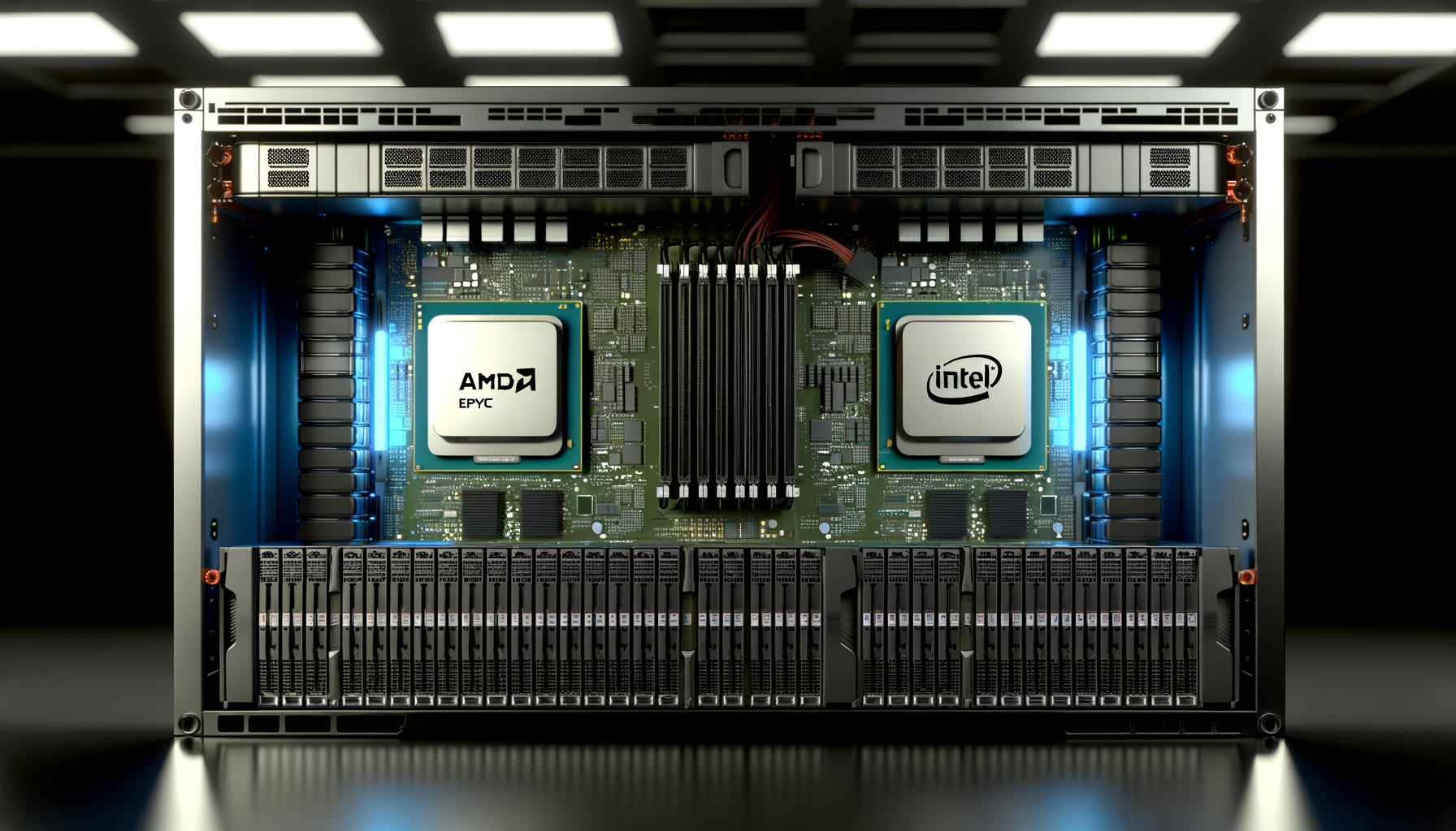 Servidores com CPUs AMD EPYC Turin e Intel Xeon 6: o novo padrão obrigatório par | EuNerd