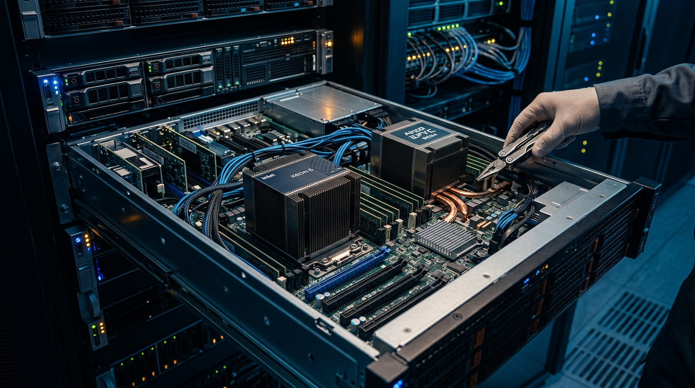 Servidores com Intel Xeon 6 e AMD EPYC 9004: como projetar, validar e colocar em | EuNerd