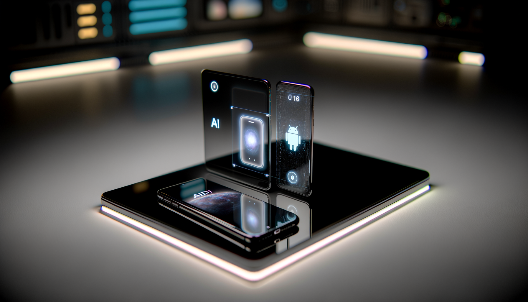 Smartphones 2026 com IA on-device, Android 15 e iOS 18 na gestão de TI
