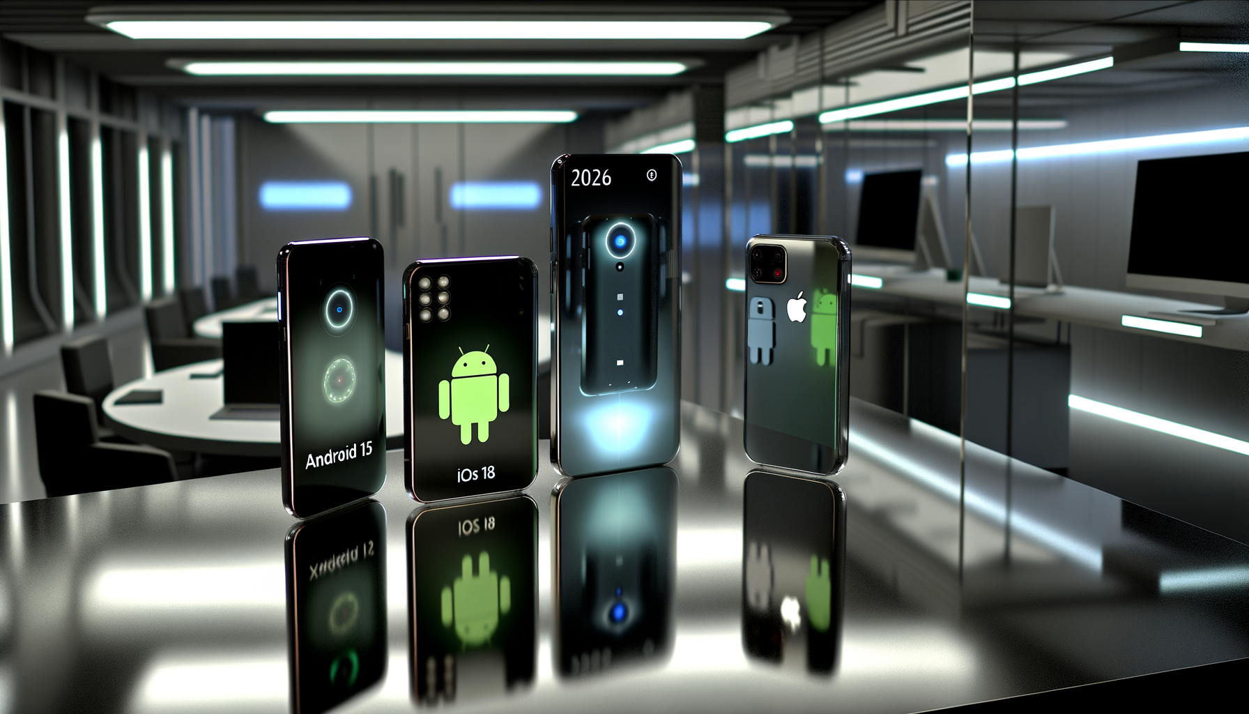 Smartphones corporativos em 2026: Android 15, iOS 18 e a nova fronteira da segur | EuNerd