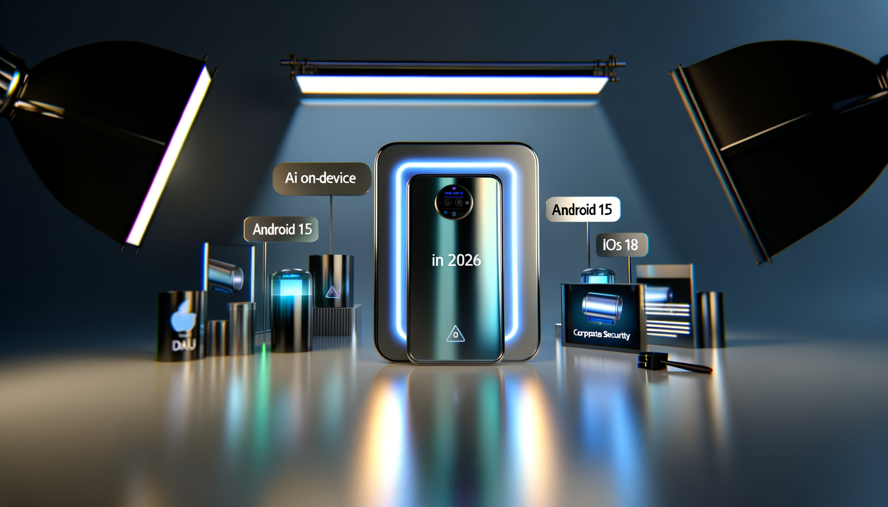 Smartphones em 2026: IA On-Device, Android 15 e iOS 18 redefinem segurança e ges | EuNerd