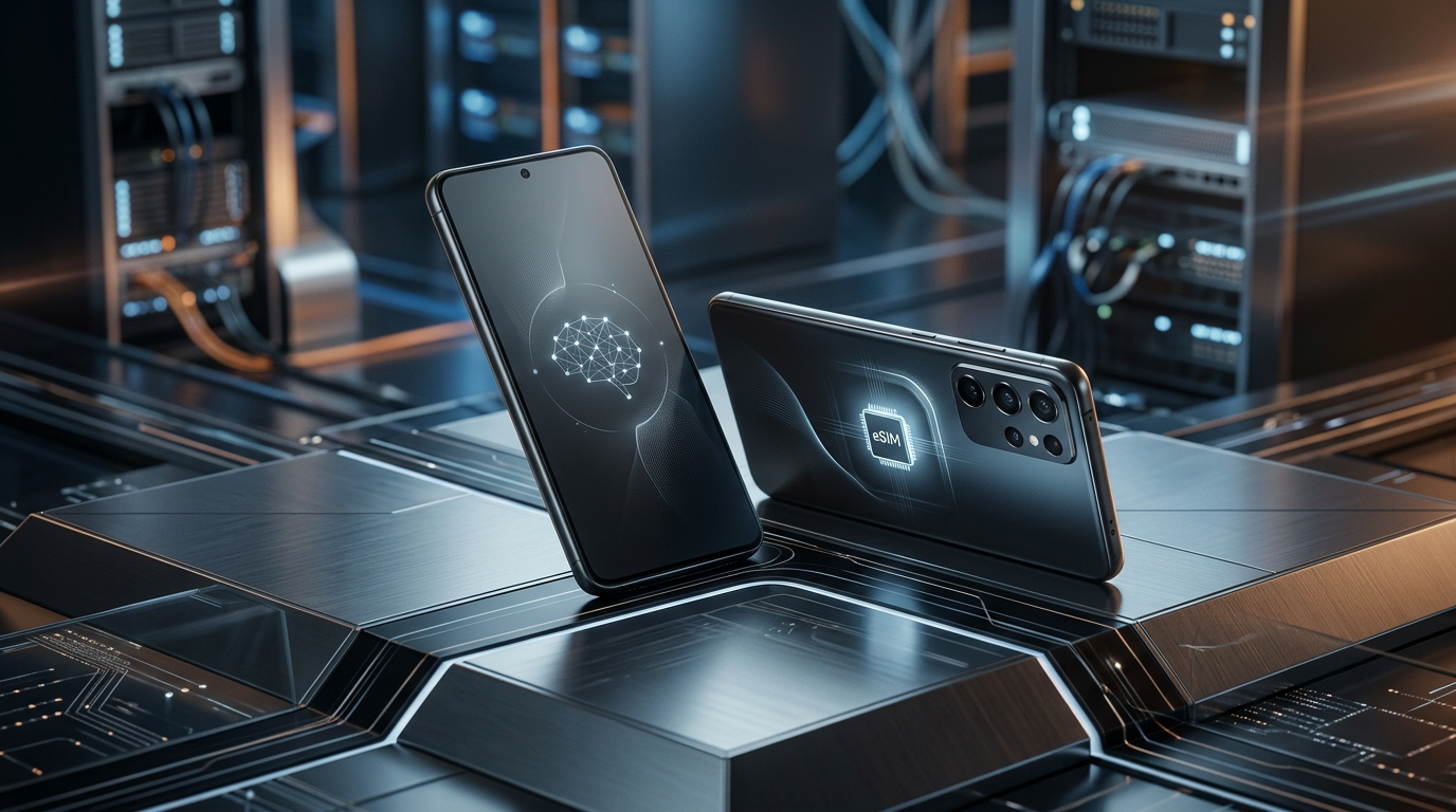 Smartphones em 2026: IA On-Device, eSIM e Android 15 Redefinem a Infraestrutura  | EuNerd