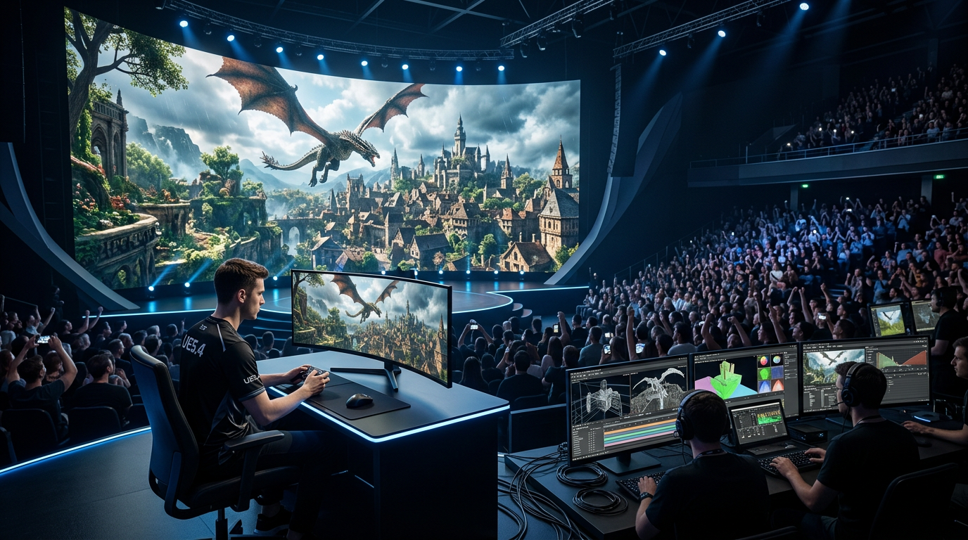 Unreal Engine 5.4 em 2026: Benchmark Técnico e Impacto Real em Games e Esports | EuNerd