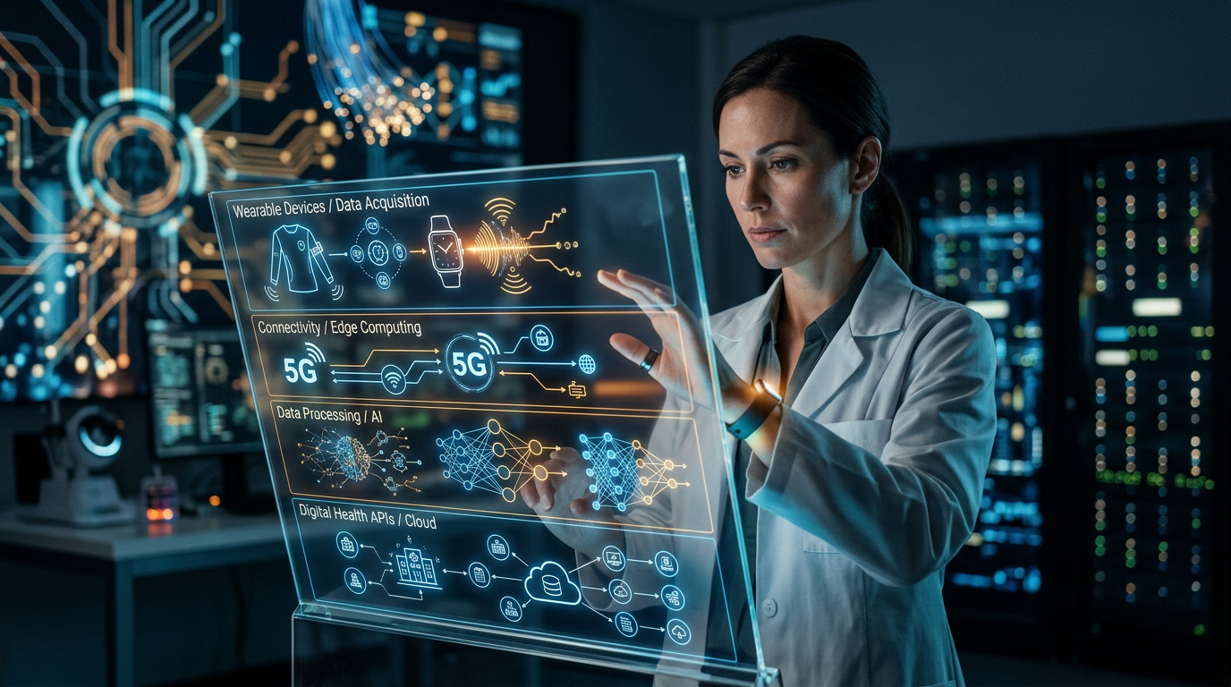 Wearables e Saúde Digital em 2026: O Stack Técnico que Vai Redefinir sua Carreir | EuNerd