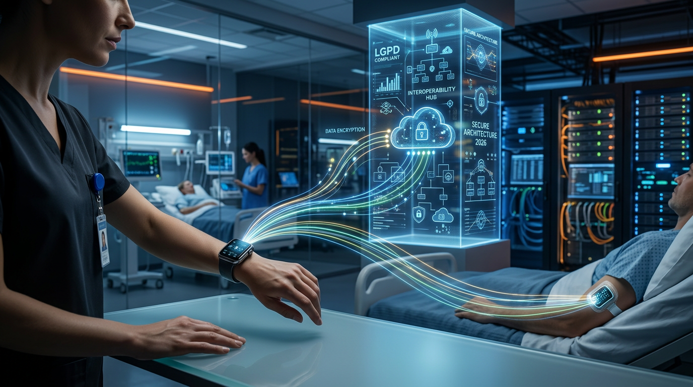 Wearables e Saúde Digital em 2026: Arquitetura, LGPD e Interoperabilidade Viram Prioridade Crítica para TI | EuNerd