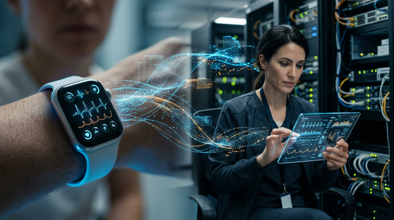 Wearables e Saúde Digital em 2026: Arquitetura, IA Clínica e Oportunidades Reais | EuNerd